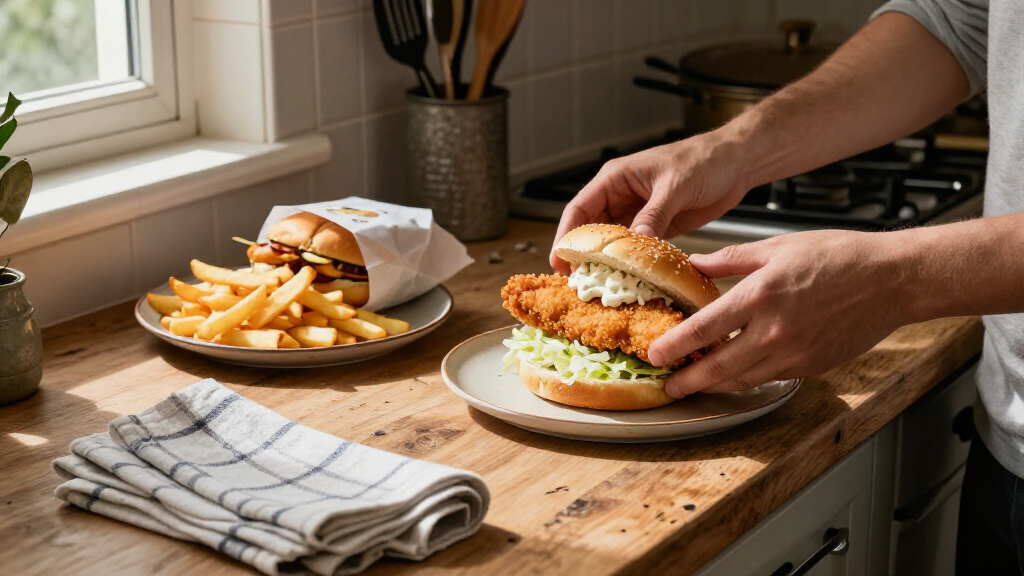 Rally's Crispy Fish Sandwich