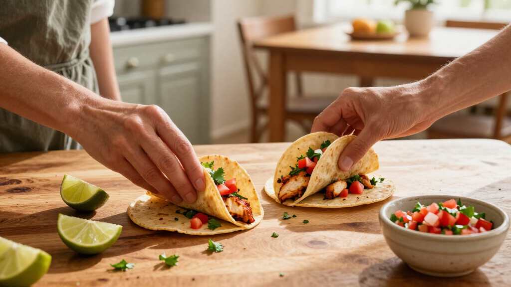 Simple Chicken Tacos