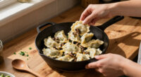 Skillet Pierogi With Mushrooms