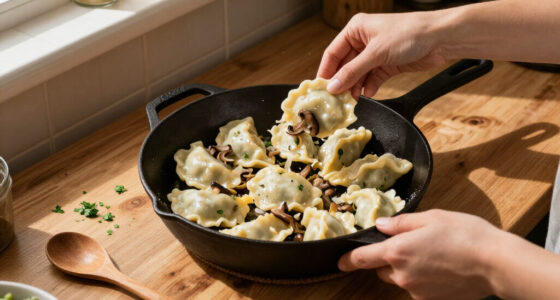 Skillet Pierogi With Mushrooms