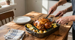 Sunday Roast Chicken, Italian Style: Lemon, Herbs, And Pan Potatoes